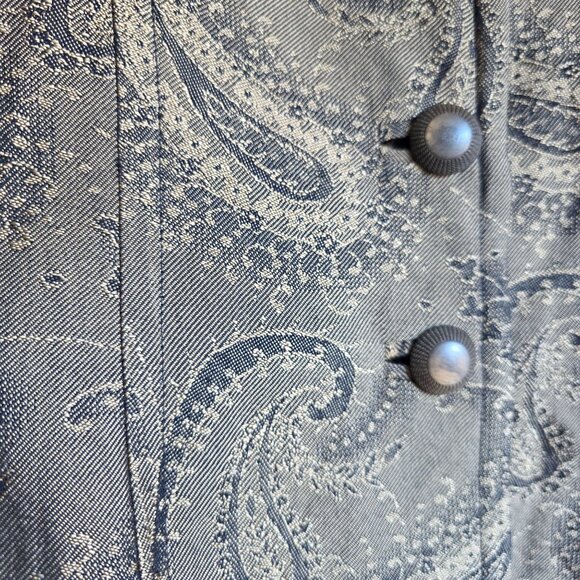 Pendleton Paisley Tapestry Blazer Size 16 Needlepoint Look Upholstery Deadstock - Picture 3 of 11